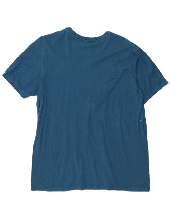 Nike Herren-T-Shirt mit Grafik, Größe L, Blau