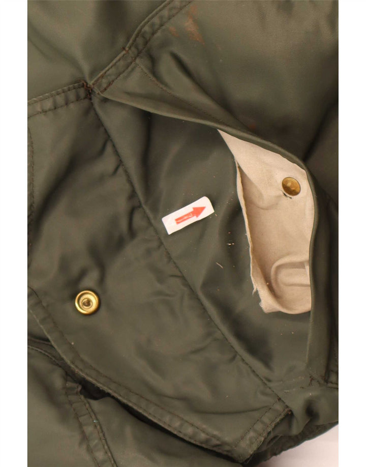 Carrera Herren Bomberjacke UK 40 Large Khaki Colourblock Polyamid