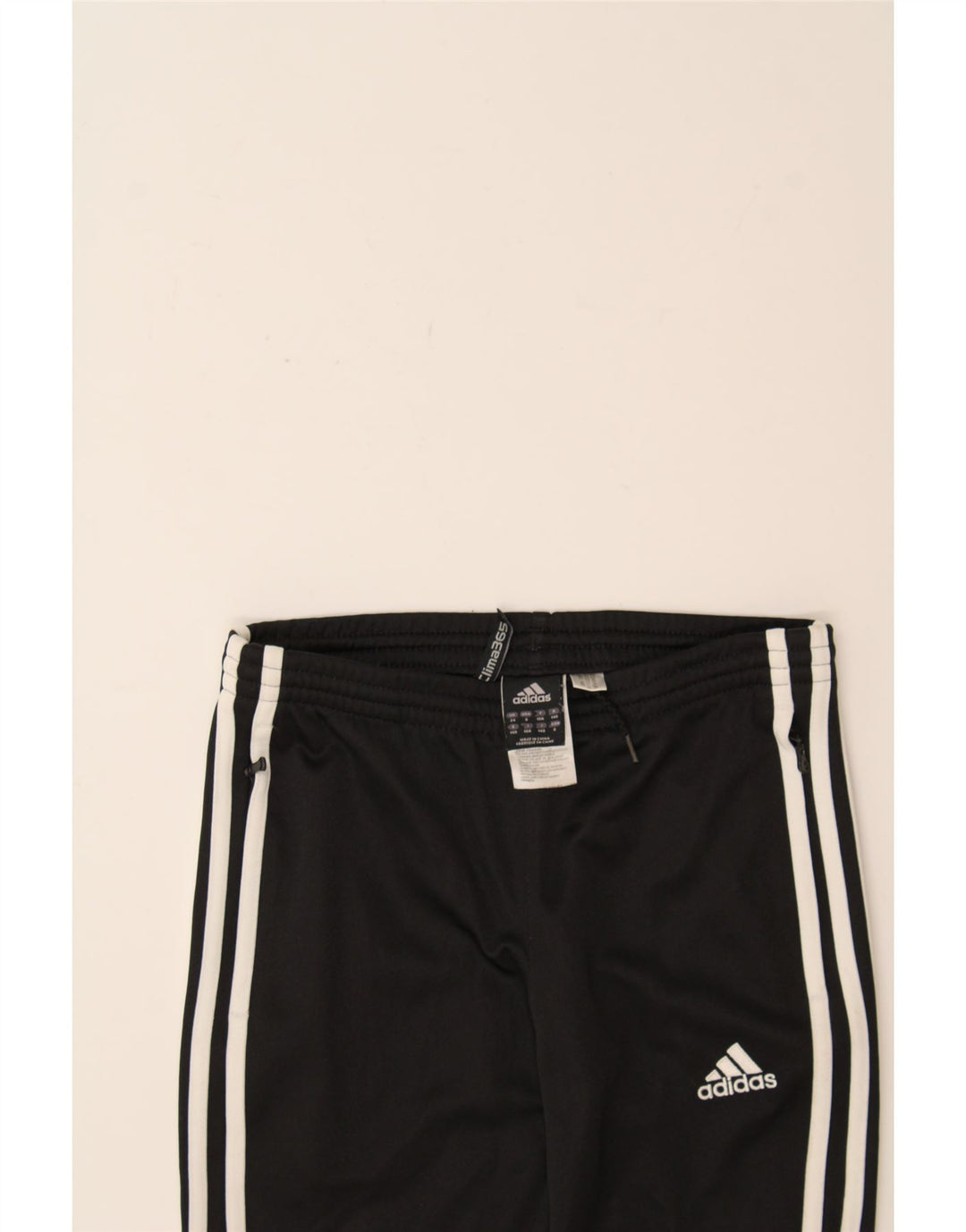 ADIDAS Boys Clima 365 Sport Shorts 9-10 Years Black Polyester Vintage Adidas and Second-Hand Adidas from Messina Hembry 