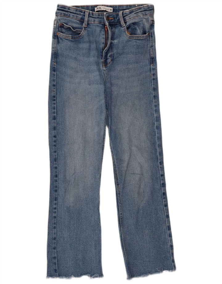 Zara Damen Bootcut-Jeans EU 34 2XS W24 L25 Blau