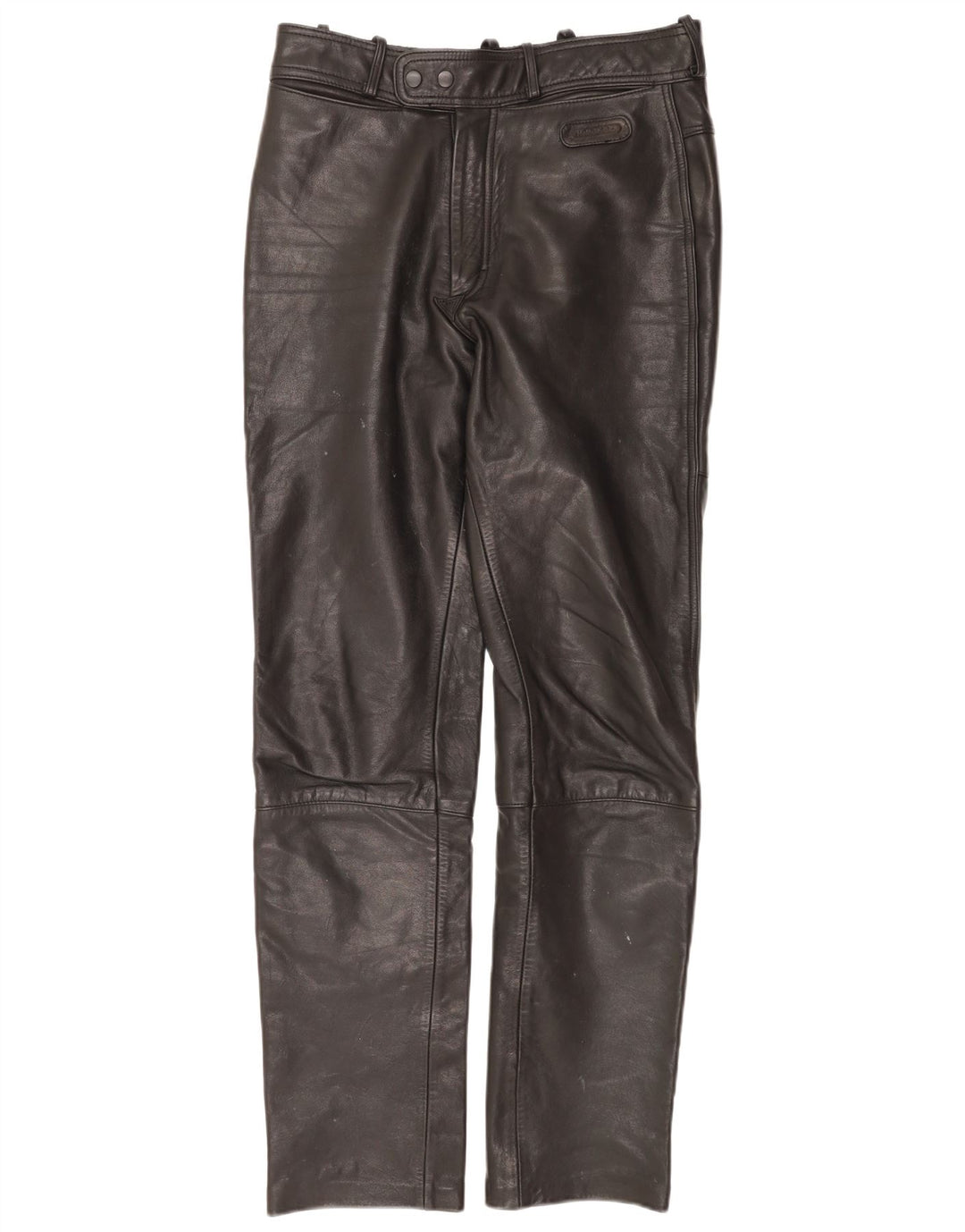 Hein Gericke Herren Lederhose EU 50 Medium W30 L33 Schwarzes Leder
