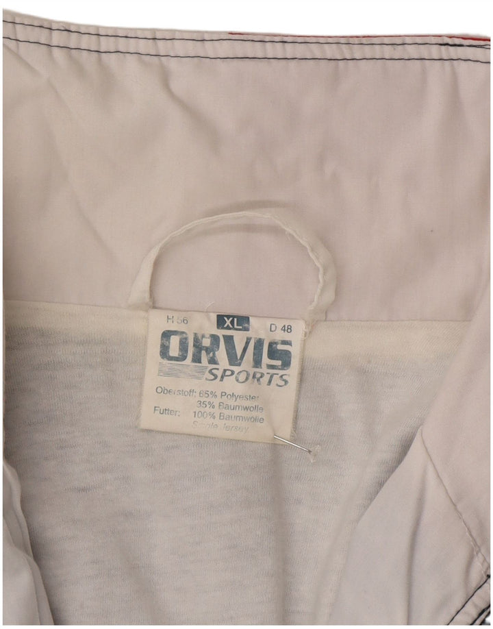 Orvis Herren-Trainingsanzugoberteil, XL, Marineblau, Farbblock-Polyester