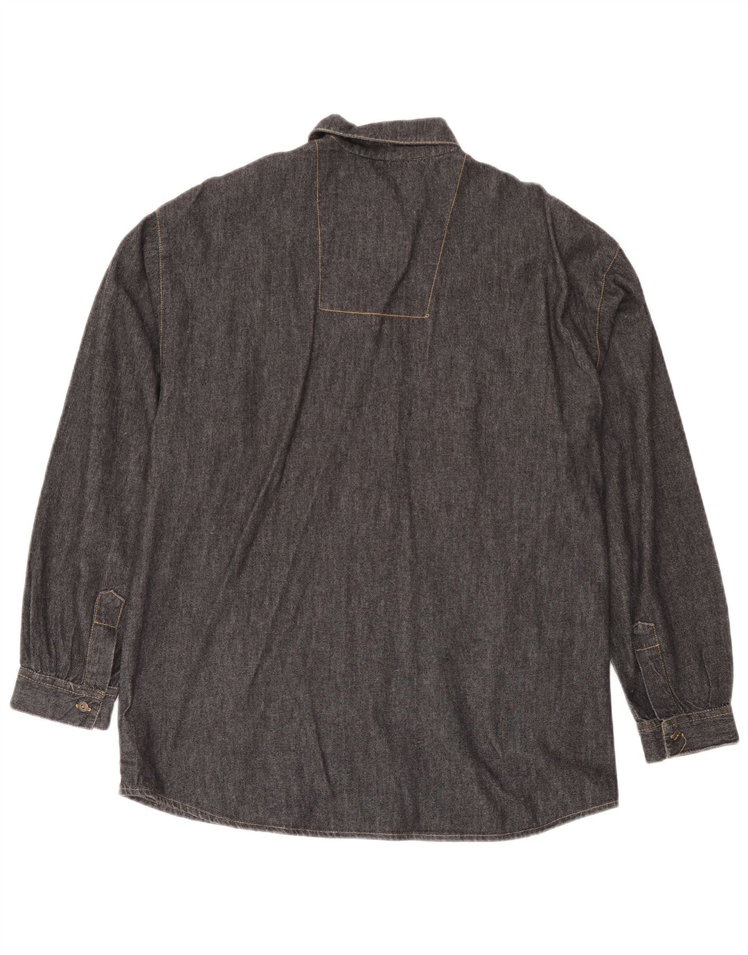 BUSTER Herren Jeanshemd IT 48/50 Medium Schwarz