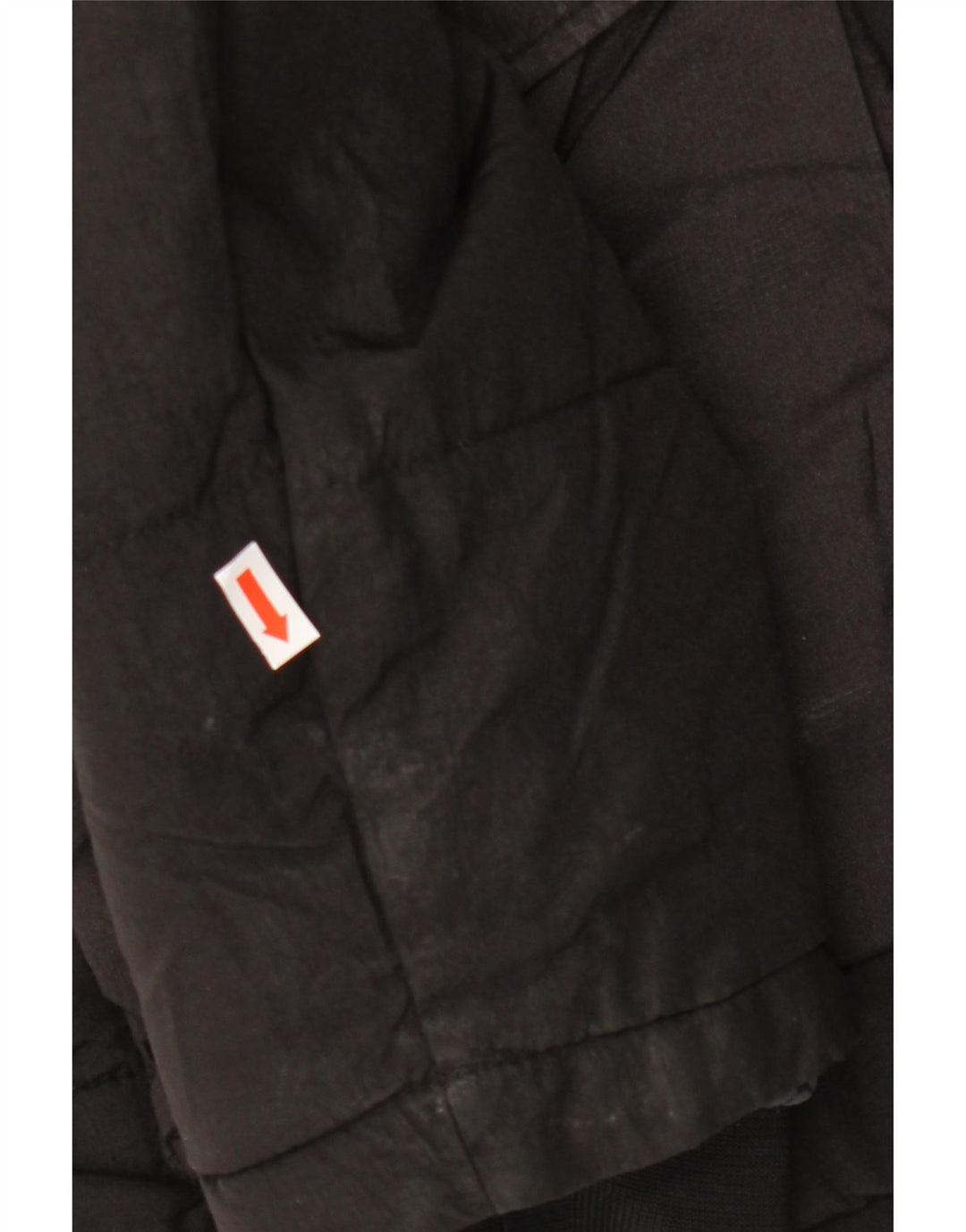 JACK & JONES Wattierte Herrenjacke mit Kapuze, UK 40, Größe L, schwarzes Nylon