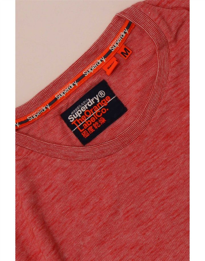 Superdry Herren T-Shirt-Oberteil Mittelrot meliert