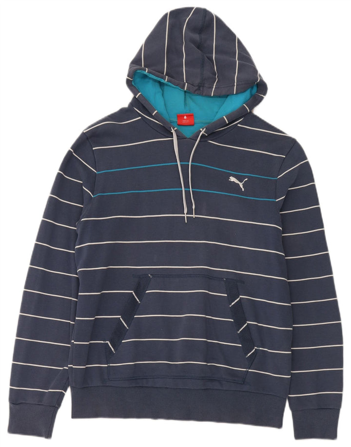 Puma Herren Kapuzenpullover, groß, marineblau gestreift