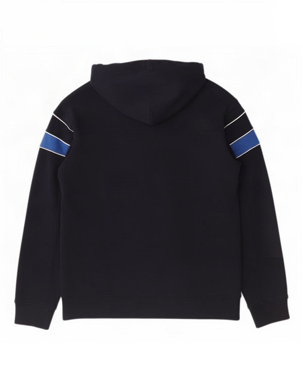Diadora Herren-Kapuzenpullover mit Reißverschluss, XL, marineblau, Colourblock-Baumwolle