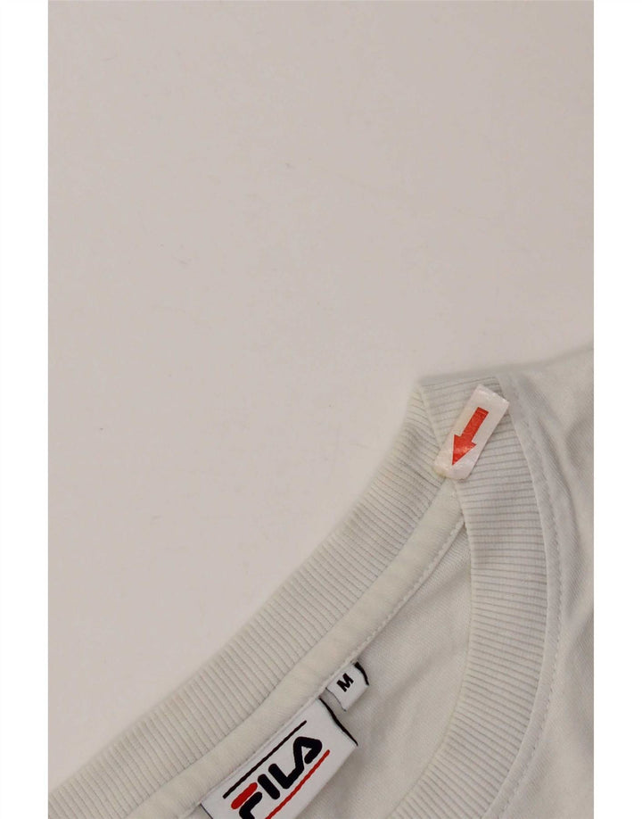 Fila Herren-T-Shirt mit Grafik, mittelweiße Baumwolle