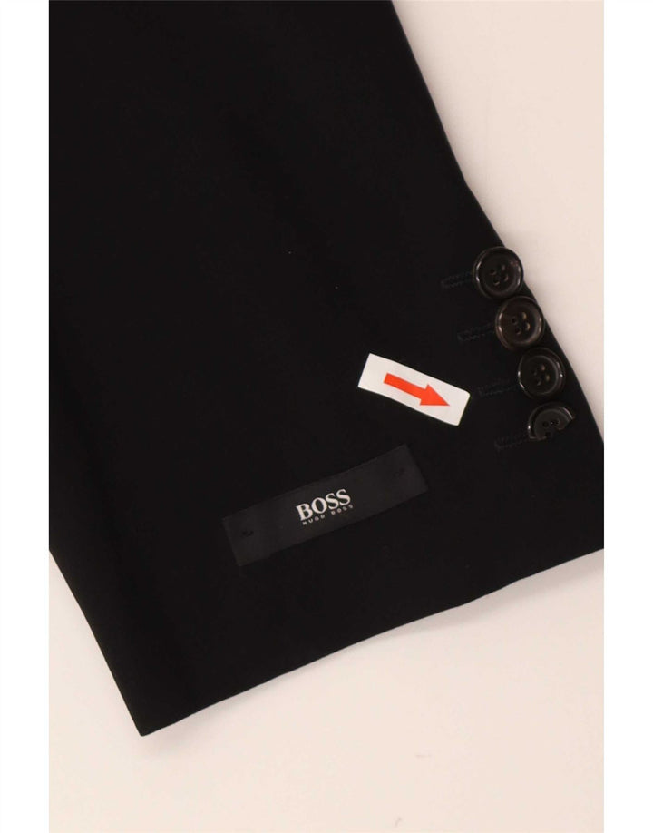 Hugo Boss Herren 3-Knopf-Blazerjacke EU 52 XL Schwarz