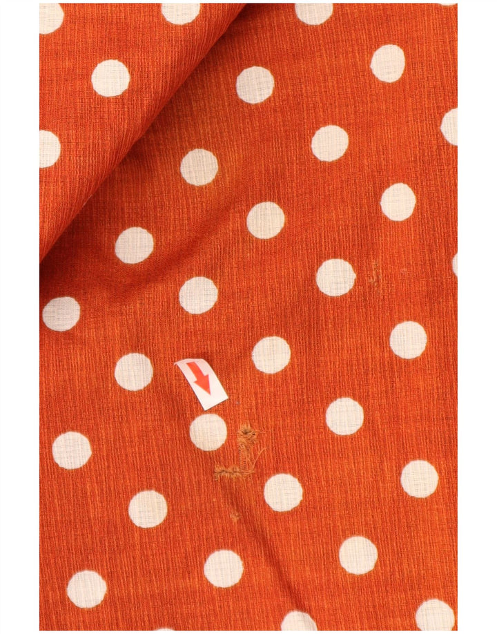 Vintage Damen ausgestellter Rock W24 XS Rot gepunktet