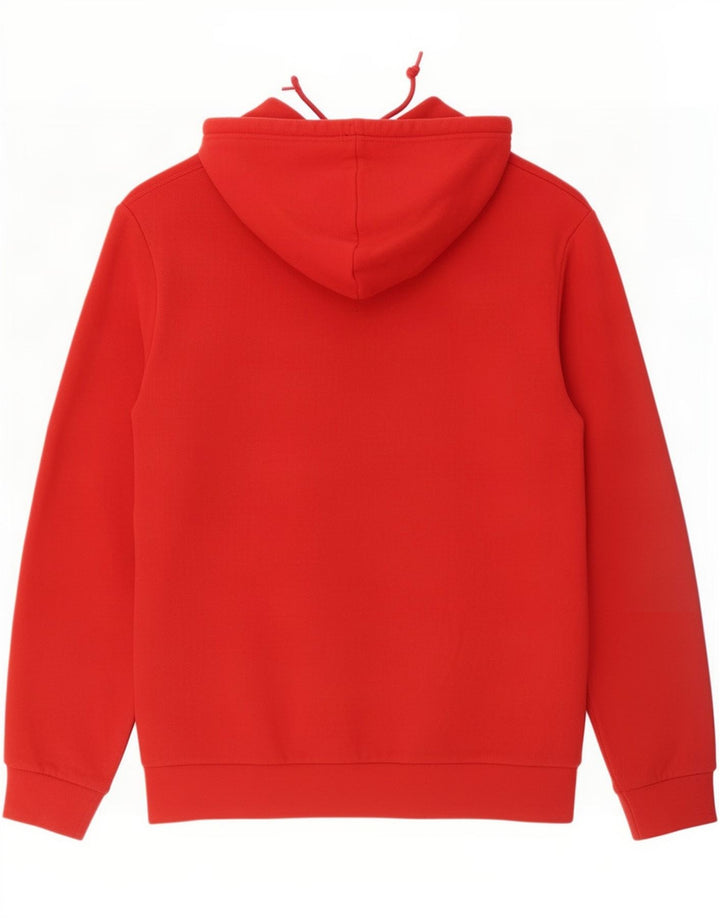 Adidas Herren Kapuzenpullover aus mittelroter Baumwolle