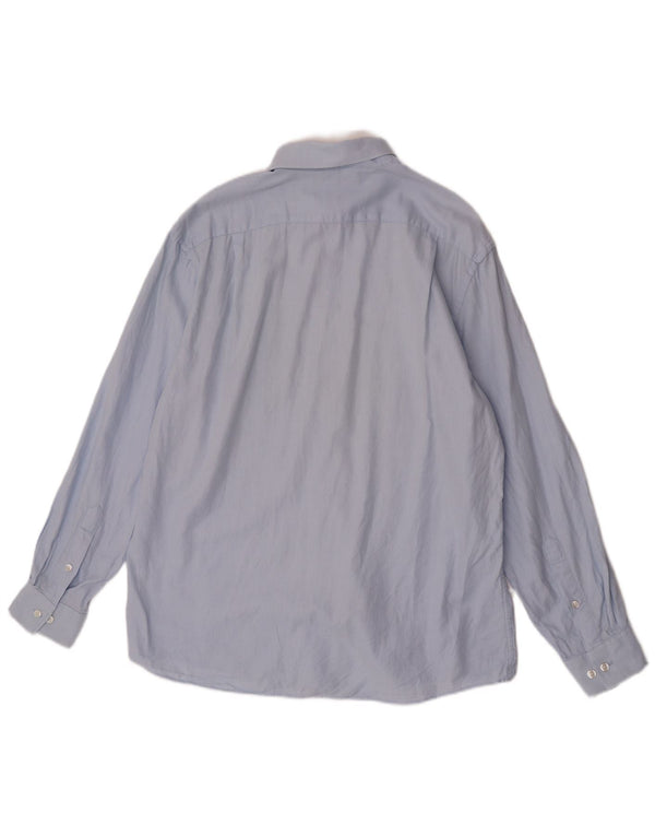 Tommy Hilfiger Herren Slim Fit Hemd Größe 16 1/2 Large Blau