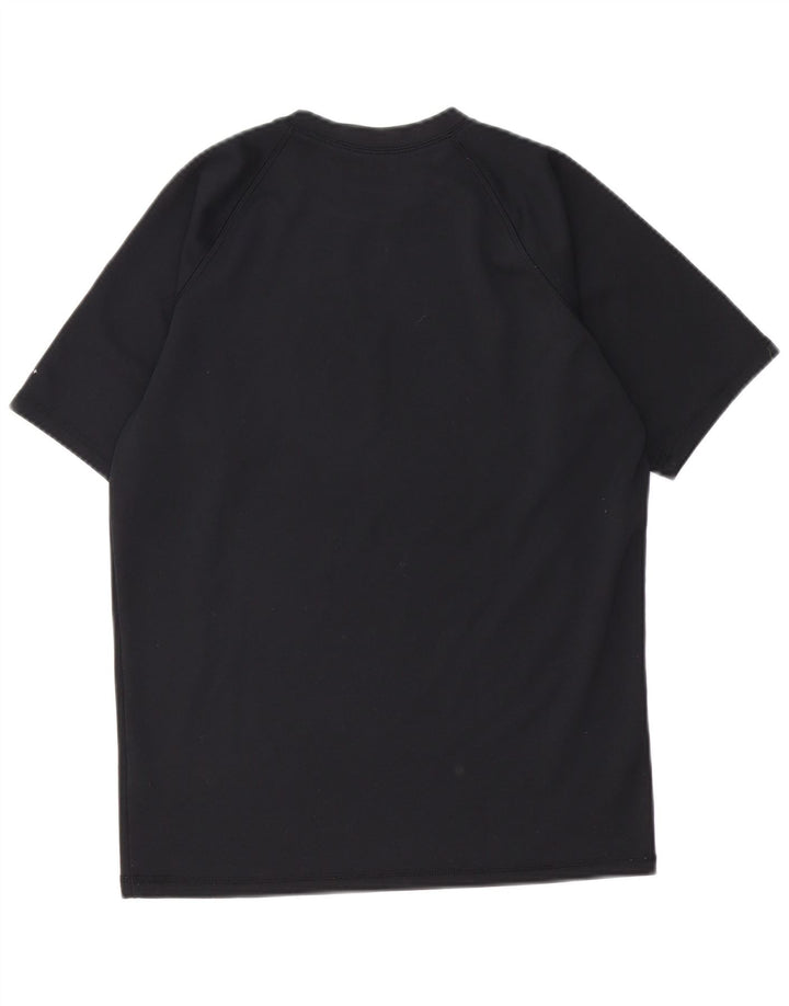 Nike Herren Dri Fit T-Shirt Top Small Schwarz Polyester