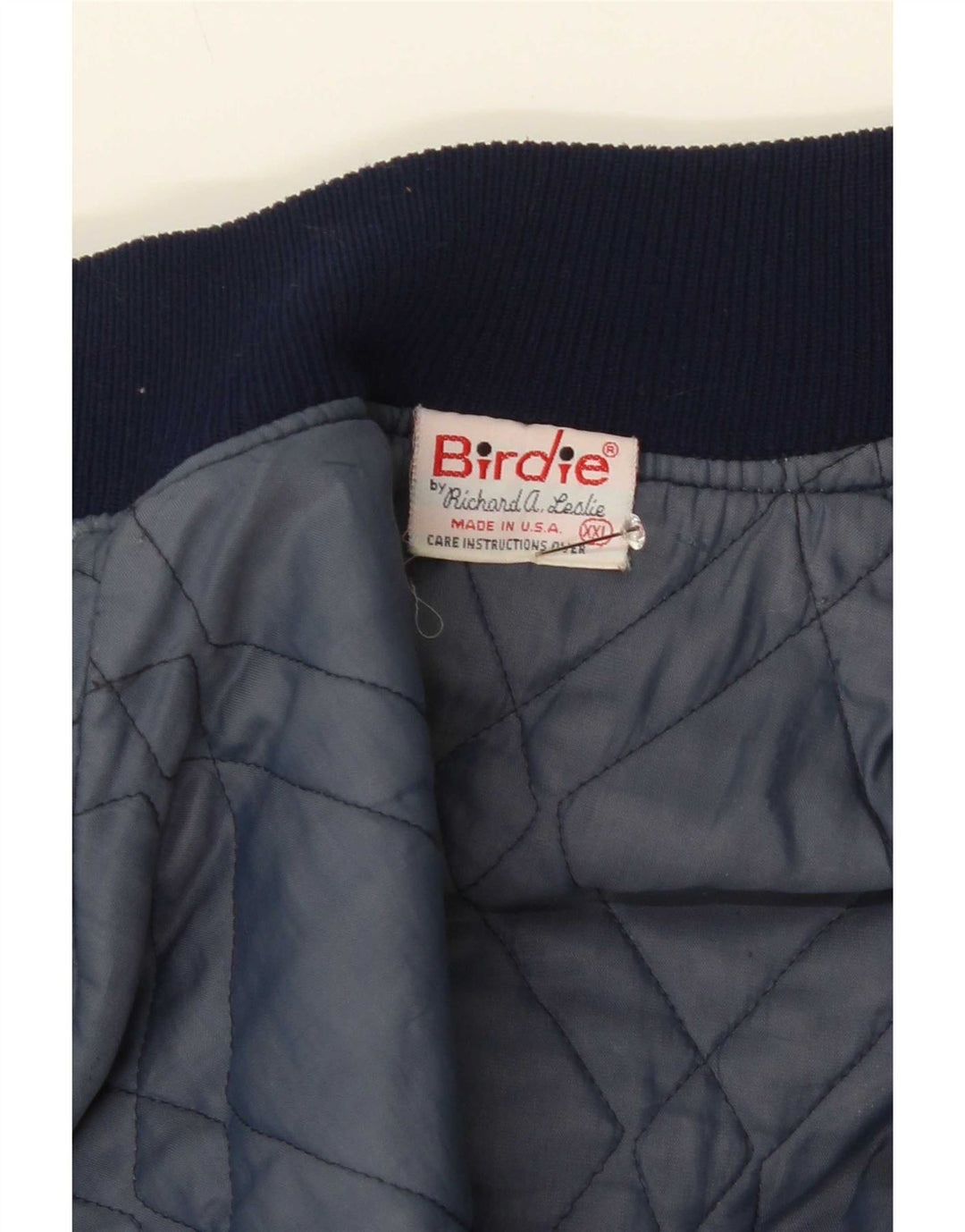 Vintage Herren Graphic Varsity Jacke UK 44 2XL Blau