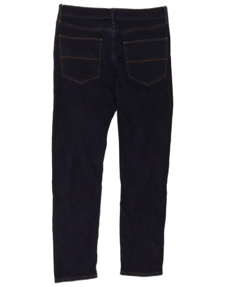 Marks & Spencer Herren Slim Jeans W30 L31 Marineblaue Baumwolle