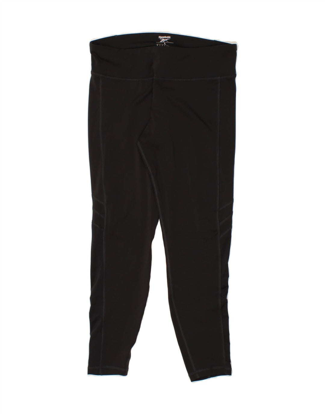 REEBOK Womens Leggings UK 16/18 Large  Black Vintage Reebok and Second-Hand Reebok from Messina Hembry 