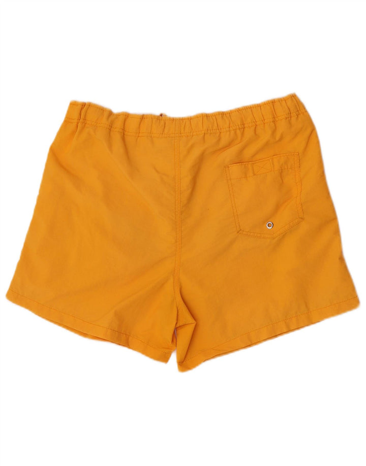 Zara Herren-Badeshorts, groß, gelbes Nylon