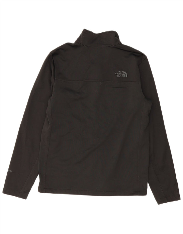 THE NORTH FACE Mens Tracksuit Top Jacket Small Black Polyester Sports