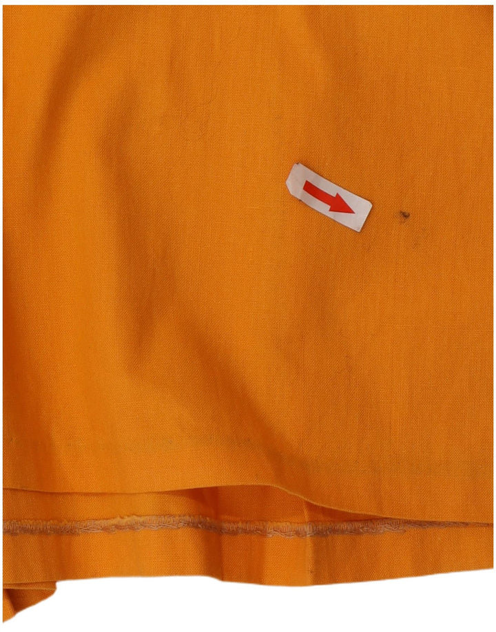 Vintage Damen Ärmelloses Sonnenkleid IT 44 Mittelorange