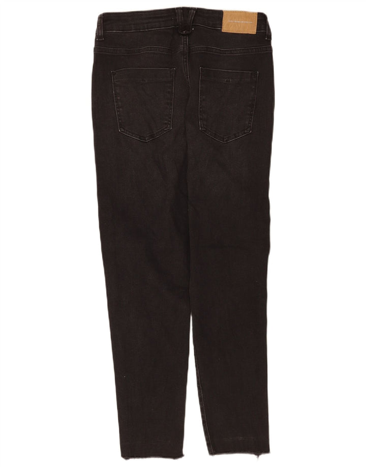 Zara Damen Tapered Jeans EU 40 Medium W30 L26 Schwarz