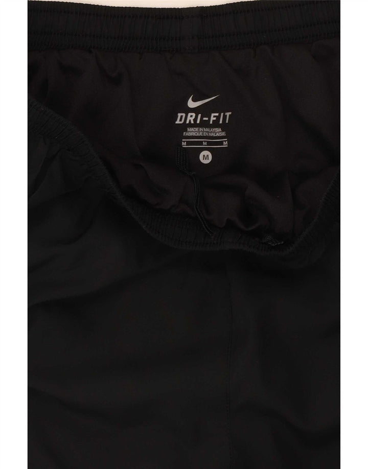 Nike Damen Dri Fit Sport Shorts UK 14 Medium Schwarz Polyester