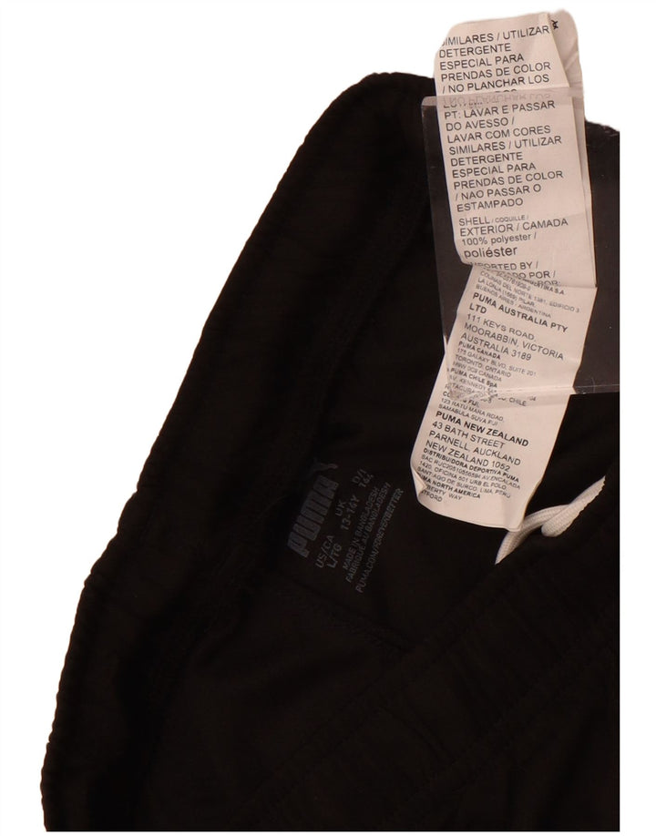 Puma Jungen Sportshorts 13–14 Jahre, schwarzes Polyester