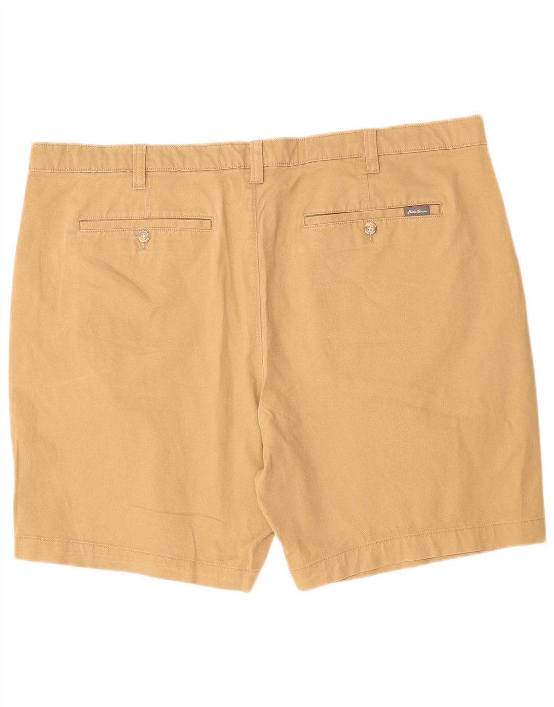 Eddie Bauer Herren Slim Chino Shorts W44 2XL Beige Baumwolle