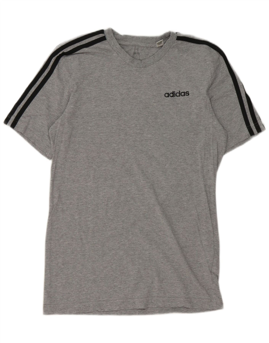 Adidas Herren T-Shirt Top Small Grau Baumwolle