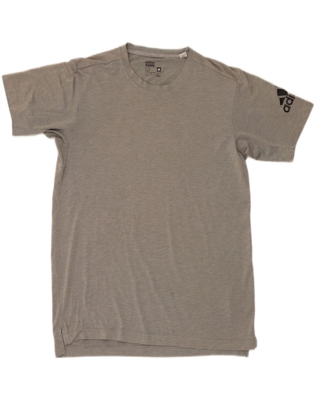 ADIDAS Mens Climalite T-Shirt Top Medium Grey Flecked Polyester Vintage Adidas and Second-Hand Adidas from Messina Hembry 