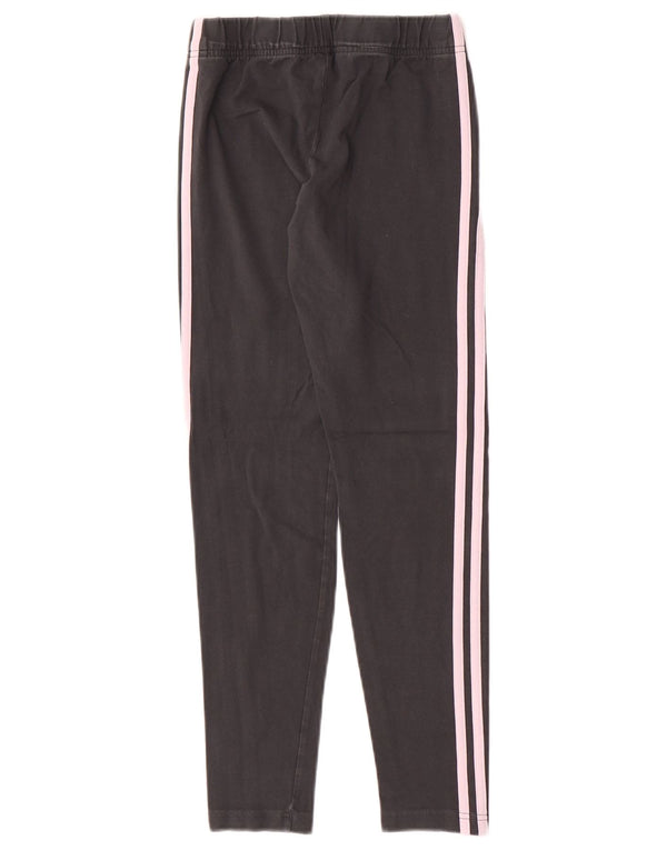 Adidas Mädchen-Leggings, 14–15 Jahre, graue Baumwolle