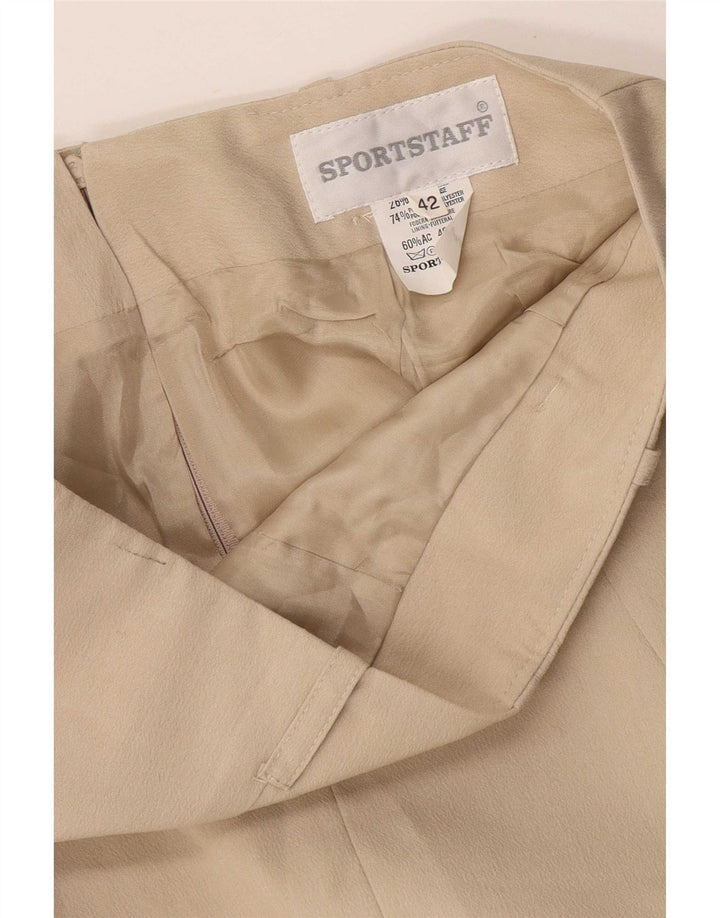 Sport Staff Damen Minirock IT 42 Medium W32 Beige Rayon