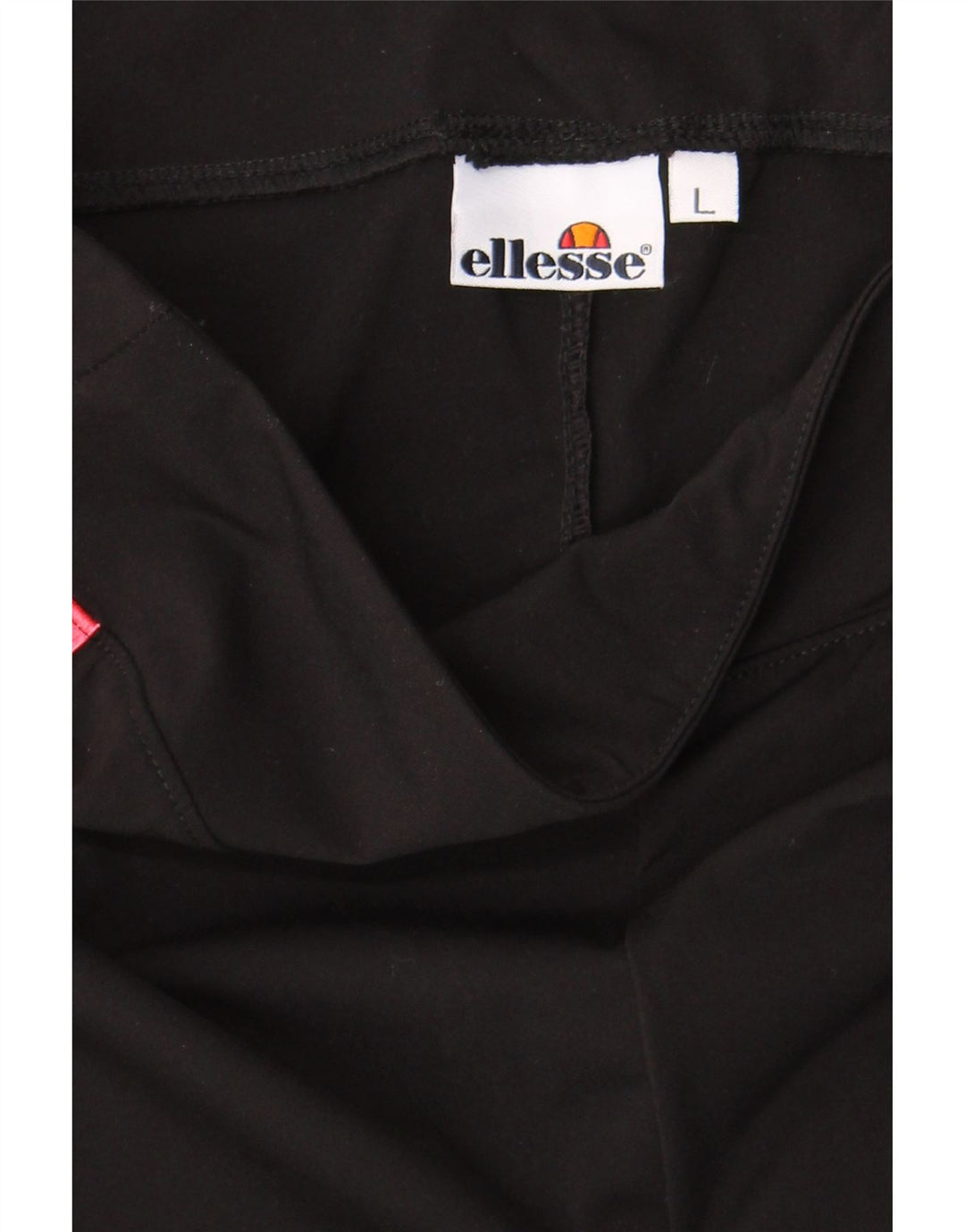 Ellesse Womens Graphic Leggings UK 14 Large Schwarz Colourblock