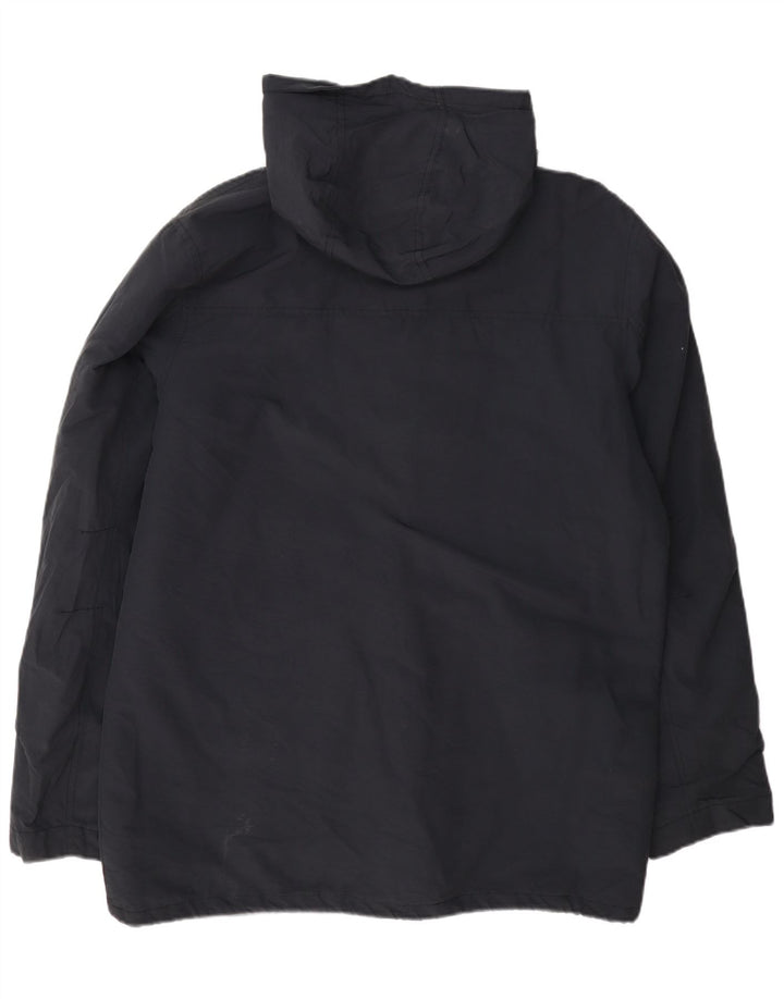 Penguin Herren-Windbreakerjacke mit Kapuze, Größe 40, Marineblau