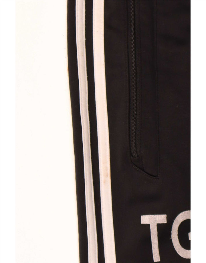 Adidas Herren-Trainingshose mit Grafik, mittelgroß, Schwarz, Farbblock