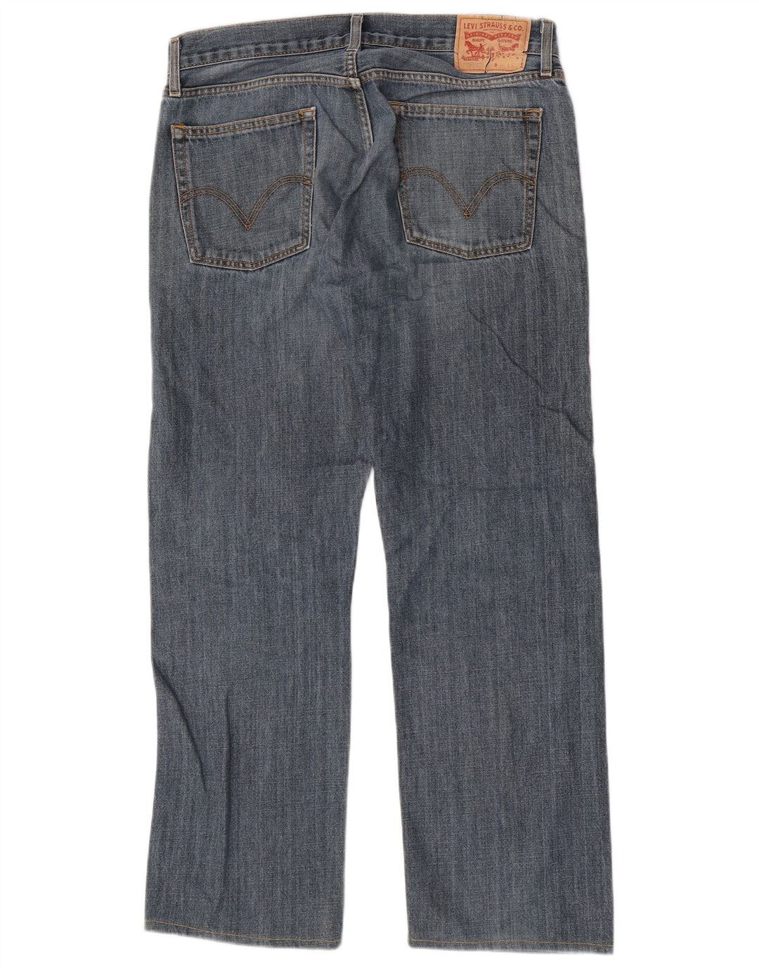 Levi's Herren 514 Straight Jeans W36 L31 Blaue Baumwolle