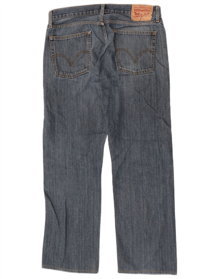 Levi's Herren 514 Straight Jeans W36 L31 Blaue Baumwolle