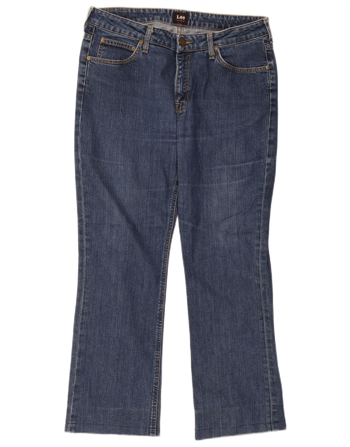 Lee Herren Bootcut Jeans W33 L33 Blaue Baumwolle