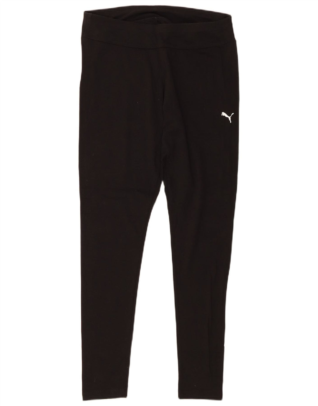 Puma Damen Leggings UK 12 Medium Schwarz Baumwolle