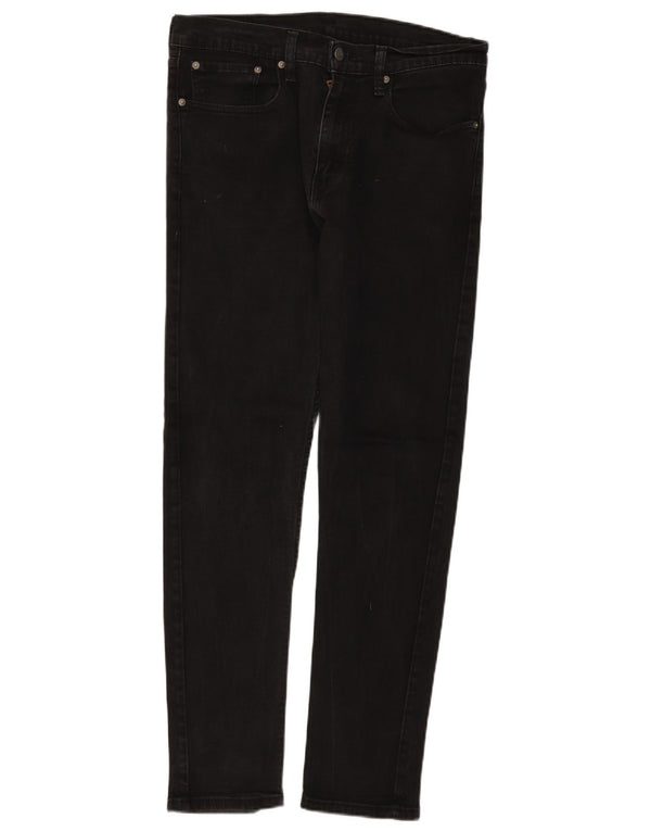 Levi's Herren 512 Slim Tapered Jeans W34 L32 Schwarz