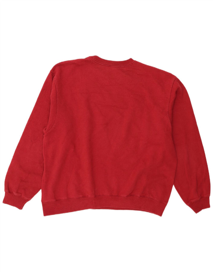 Champion Herren Sweatshirt Pullover XL Burgund Baumwolle