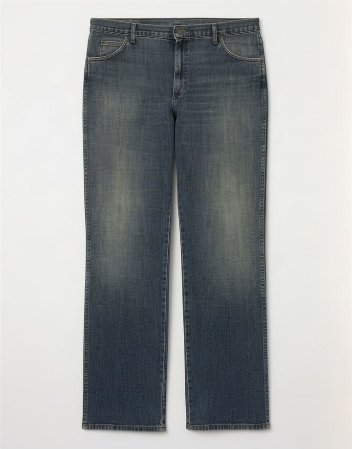 Wrangler Herren Bootcut Jeans W38 L34 Blaue Baumwolle