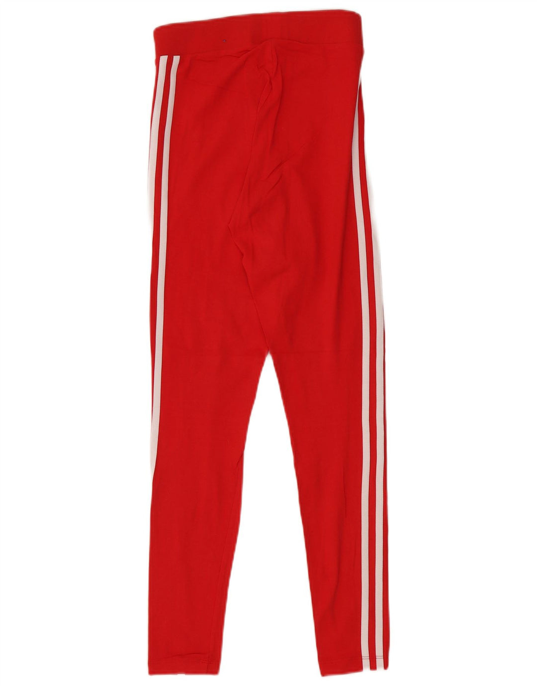 Adidas Damen Leggings UK 10 Small Rote Baumwolle
