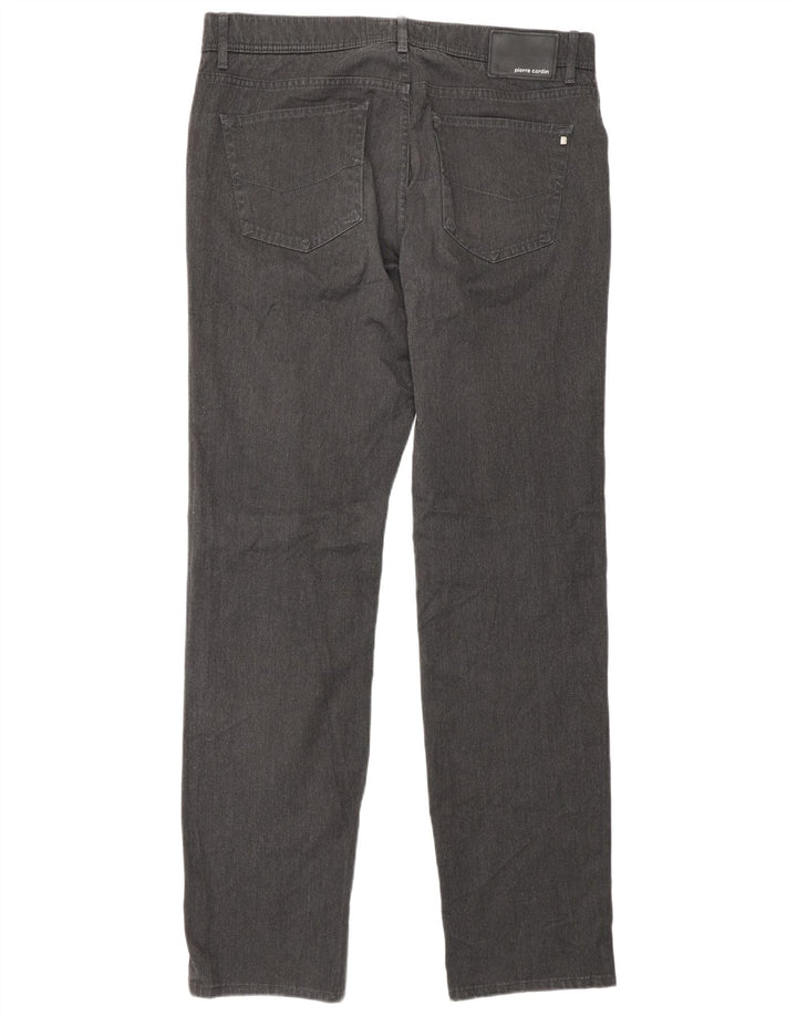 Pierre Cardin Herren Straight Jeans W36 L34 Graues Polyester