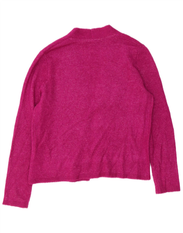 White Stuff Damen-Strickjacke in Übergröße, Gr. 8, klein, rosa, Polyacryl