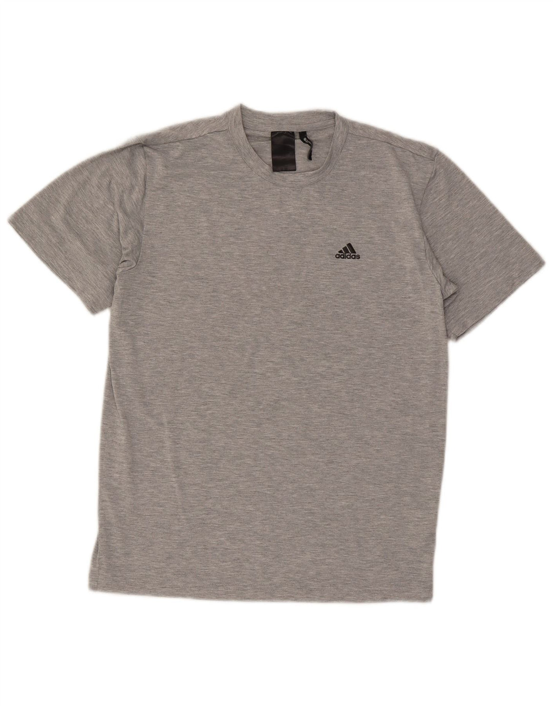ADIDAS Mens Climalite T-Shirt Top Small Grey Flecked Polyester