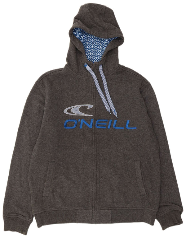 O'Neill Herren Graphic Zip Hoodie Pullover XL Grau Baumwolle