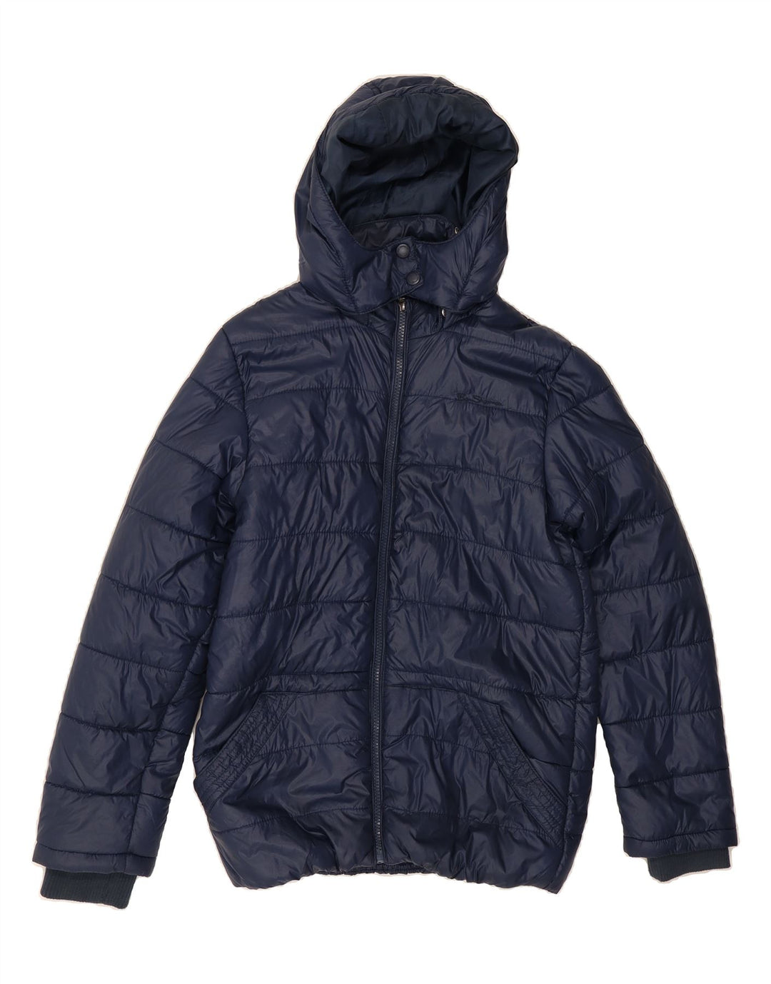 BEN SHERMAN Boys Hooded Padded Jacket 12-13 Years Navy Blue Nylon Vintage Ben Sherman and Second-Hand Ben Sherman from Messina Hembry 