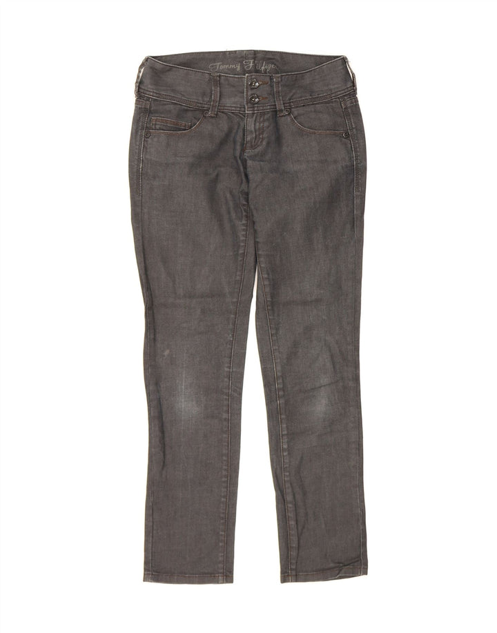 TOMMY HILFIGER Womens Slim Jeans W28 L29 Grey Cotton Vintage Tommy Hilfiger and Second-Hand Tommy Hilfiger from Messina Hembry 