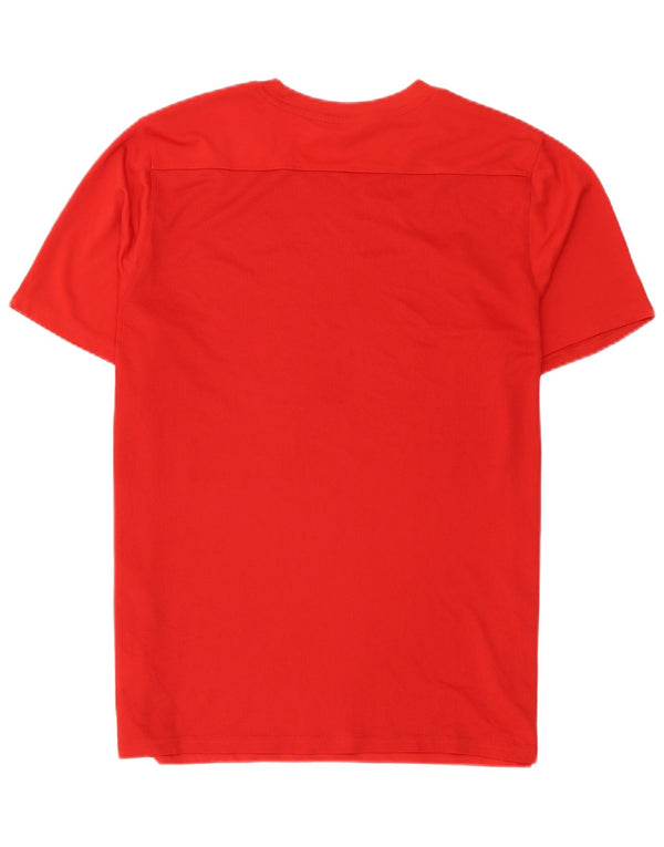 Nike Herren Dri Fit T-Shirt Top 2XL Rot Polyester