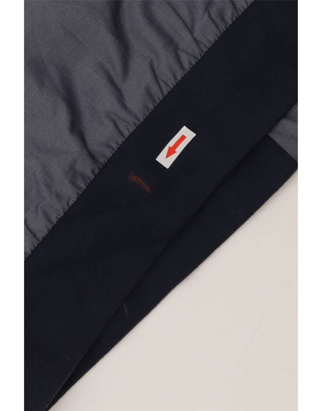 Marks & Spencer Herren Bomberjacke UK 46 3XL Blaue Colourblock-Baumwolle